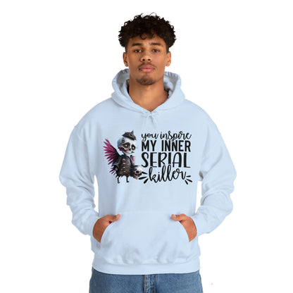 You Inspire My Inner Serial Killer Unisex Heavy Blend™ Hooded Sweatshirt