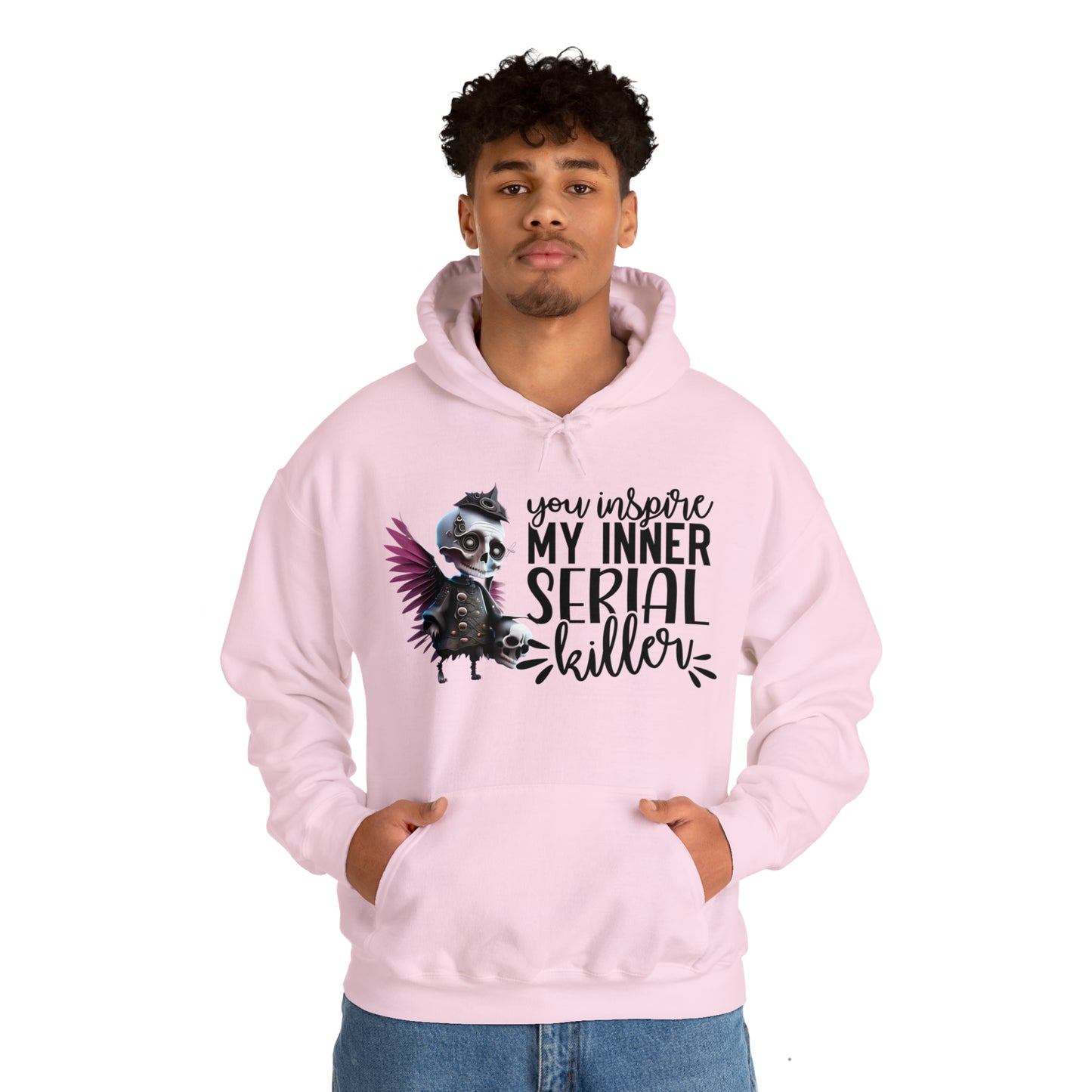 You Inspire My Inner Serial Killer Unisex Heavy Blend™ Hooded Sweatshirt