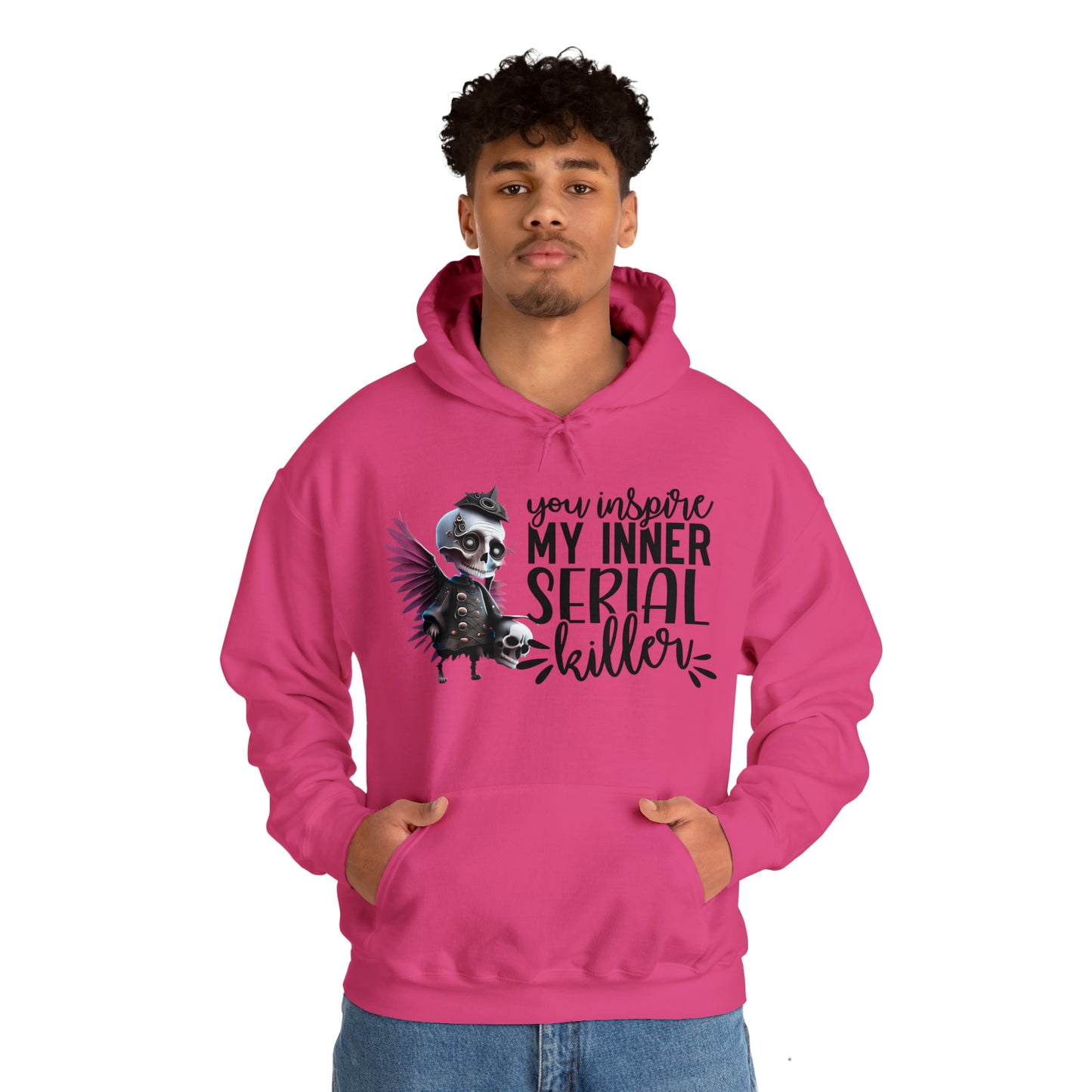 You Inspire My Inner Serial Killer Unisex Heavy Blend™ Hooded Sweatshirt