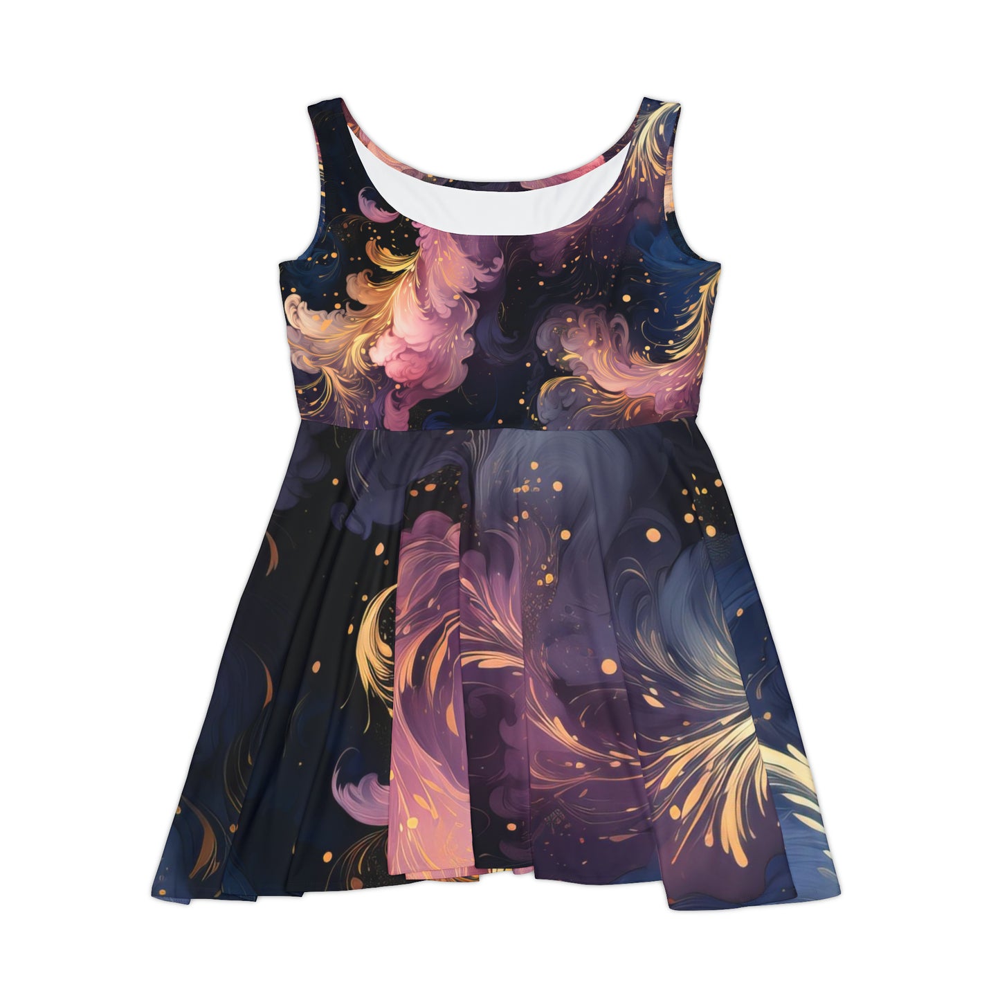 Cosmic Swirl Skater Dress