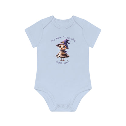 You Think I'm Spooky Baby Organic Short Sleeve Bodysuit