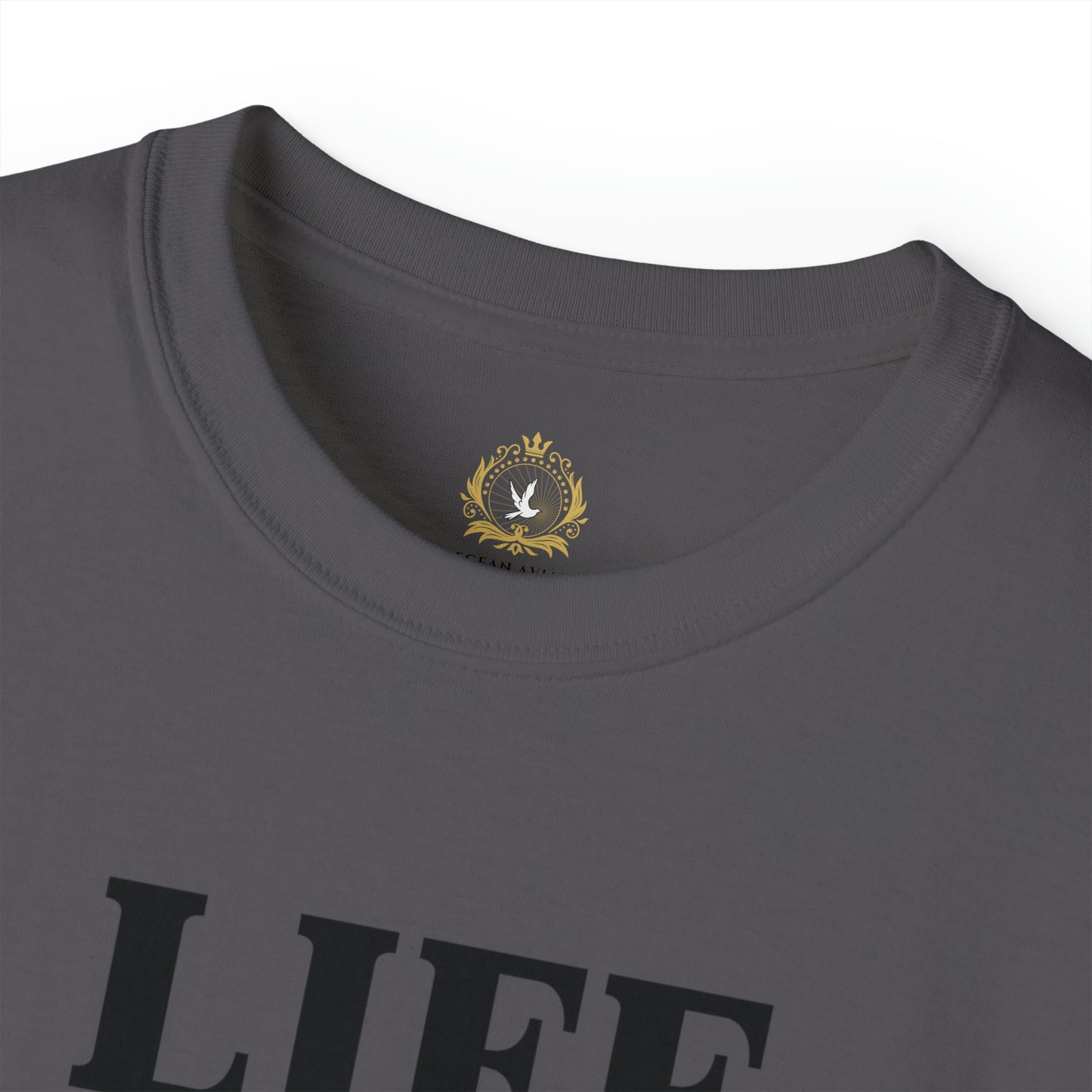 Life Happens, Coffee Helps Unisex Ultra Cotton Tee