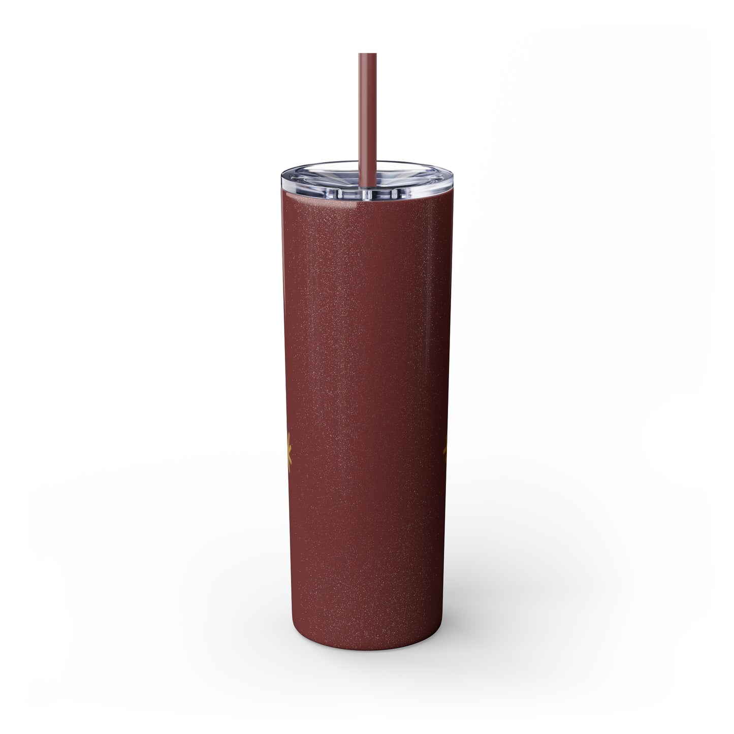 All is Bright Skinny Tumbler with Straw, 20oz