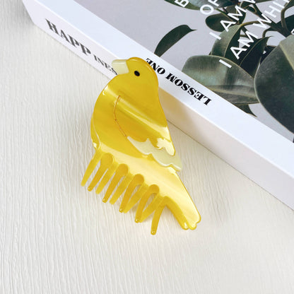 Acetate Lovely Bird Hair Claw Clip