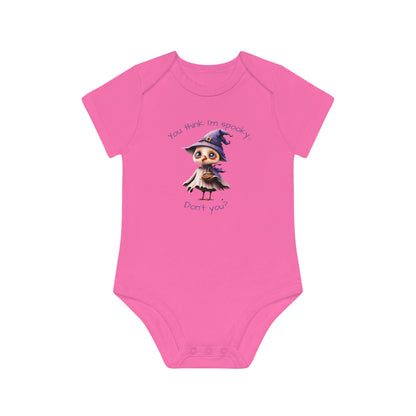 You Think I'm Spooky Baby Organic Short Sleeve Bodysuit