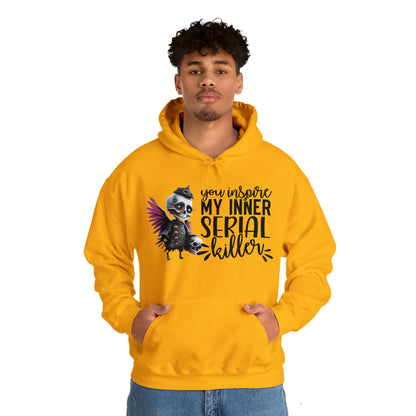 You Inspire My Inner Serial Killer Unisex Heavy Blend™ Hooded Sweatshirt