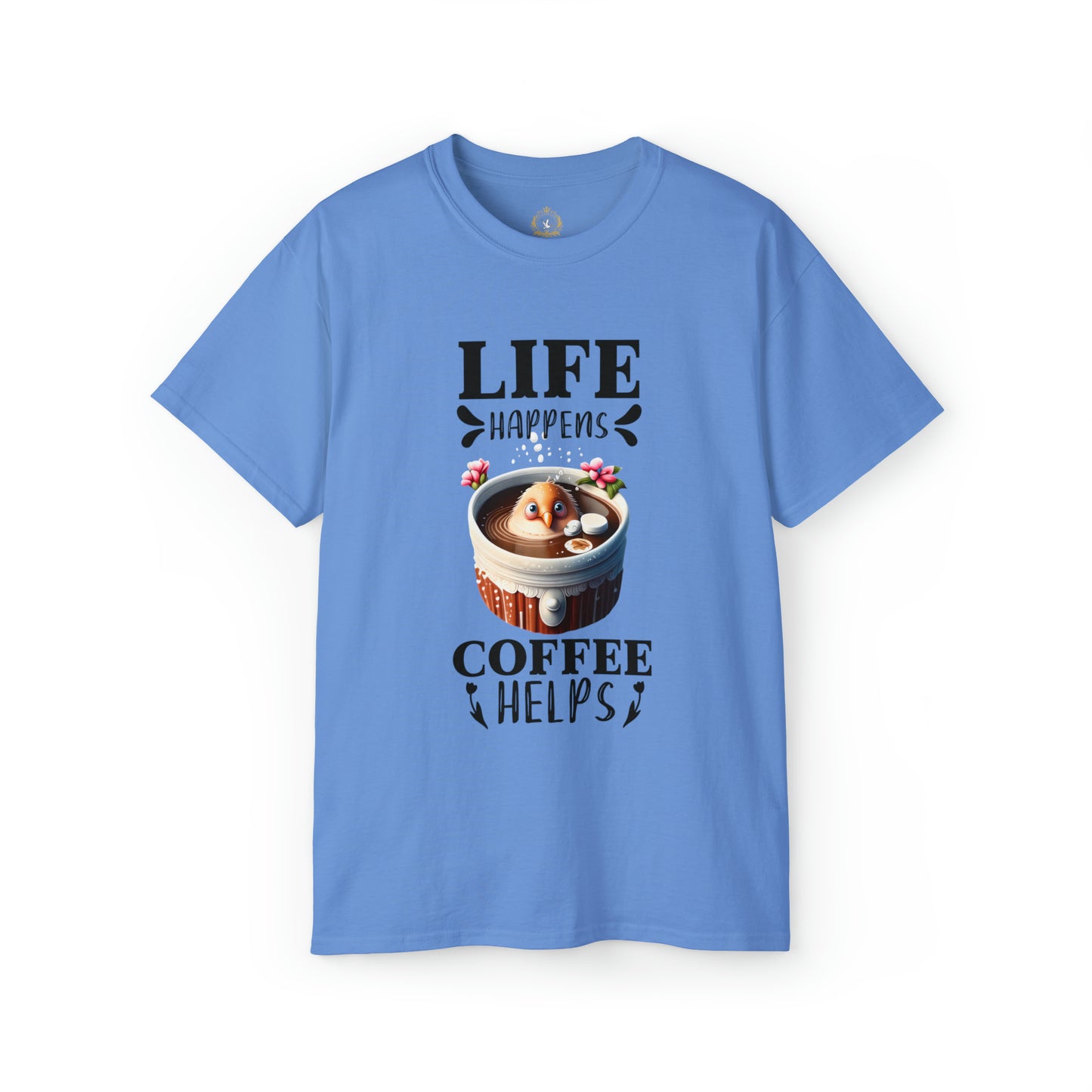 Life Happens, Coffee Helps Unisex Ultra Cotton Tee