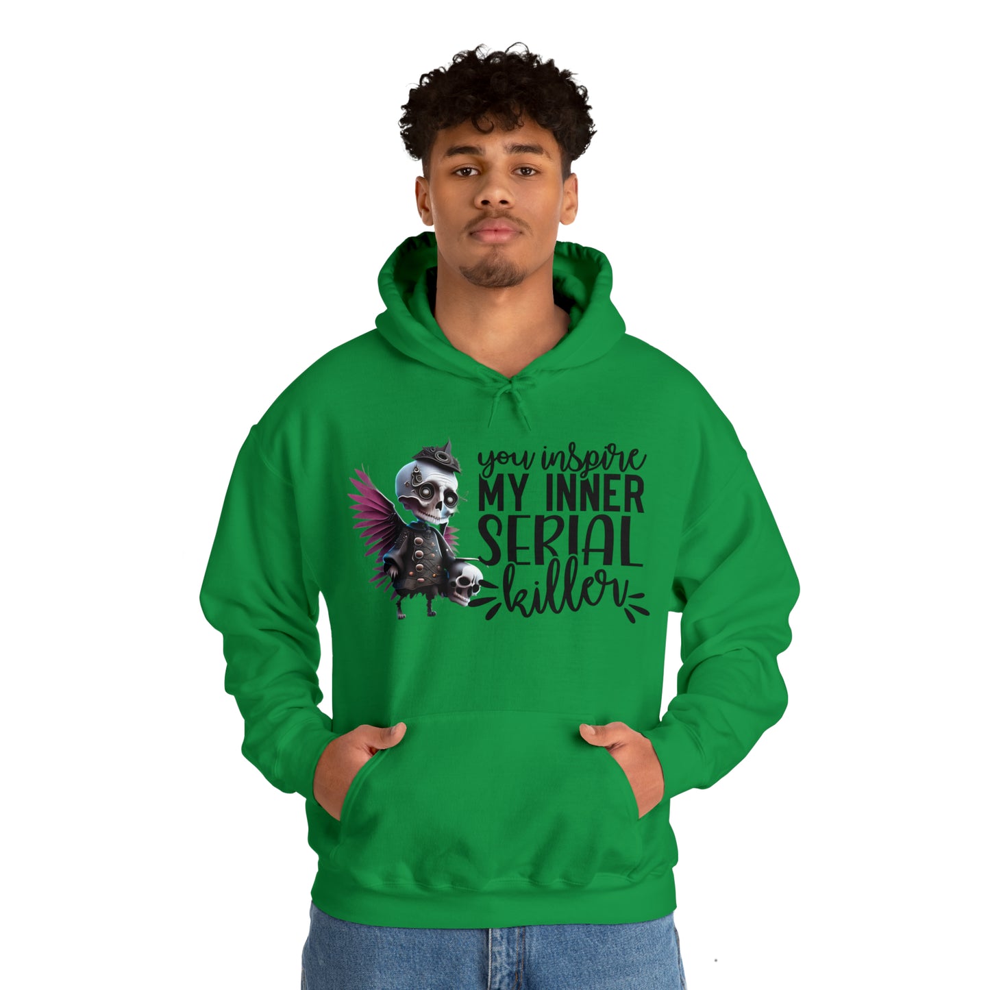 You Inspire My Inner Serial Killer Unisex Heavy Blend™ Hooded Sweatshirt