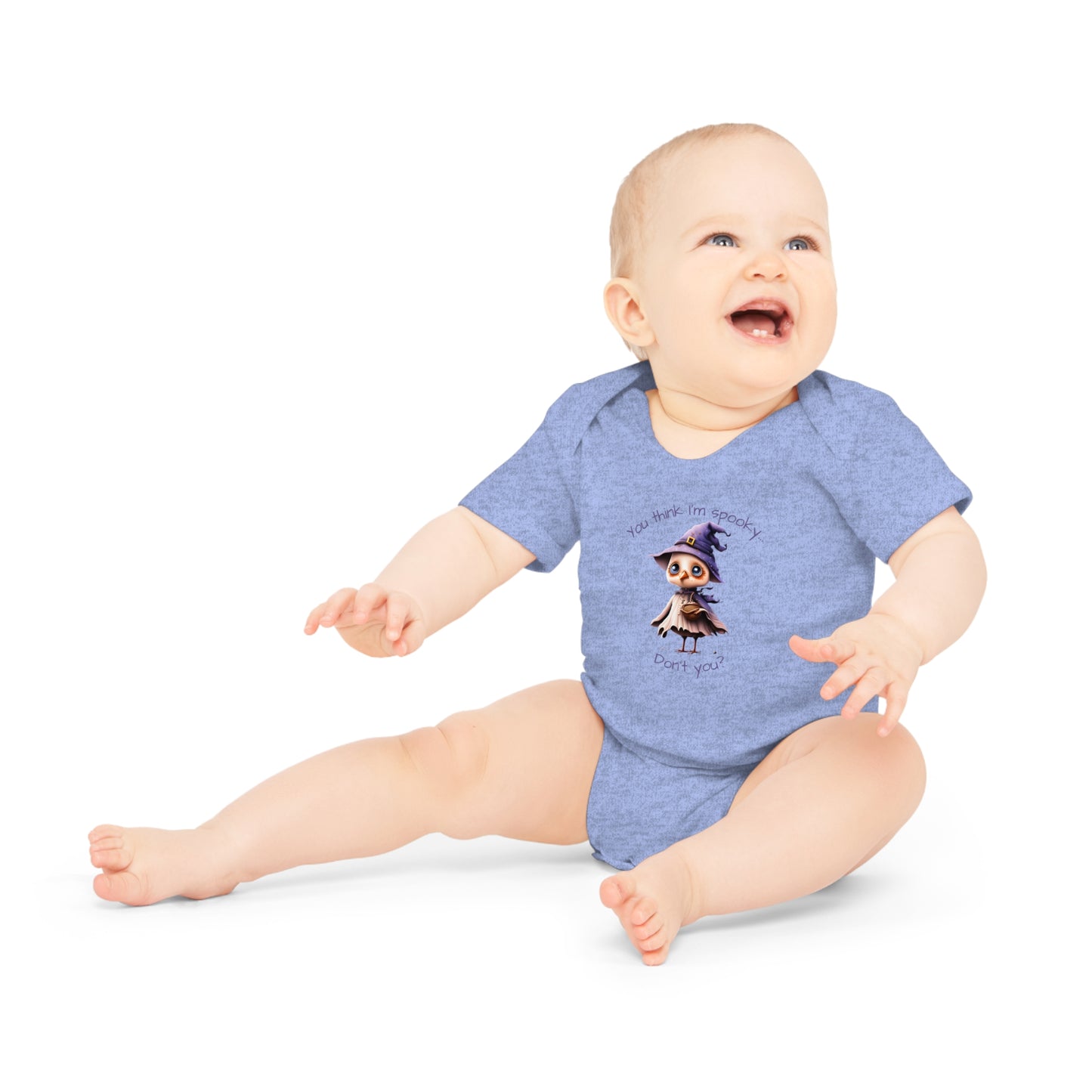 You Think I'm Spooky Baby Organic Short Sleeve Bodysuit