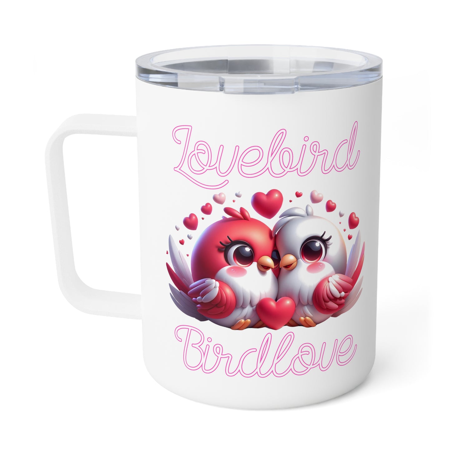 Lovebird Birdlove Insulated Coffee Mug, 10oz