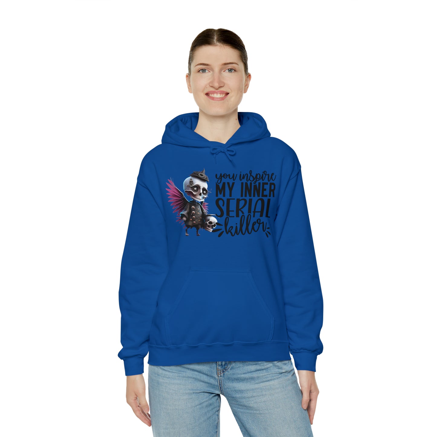 You Inspire My Inner Serial Killer Unisex Heavy Blend™ Hooded Sweatshirt