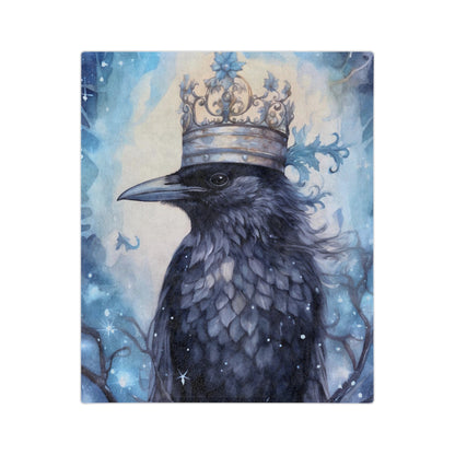 Royal Bird 2 Velveteen Minky Blanket