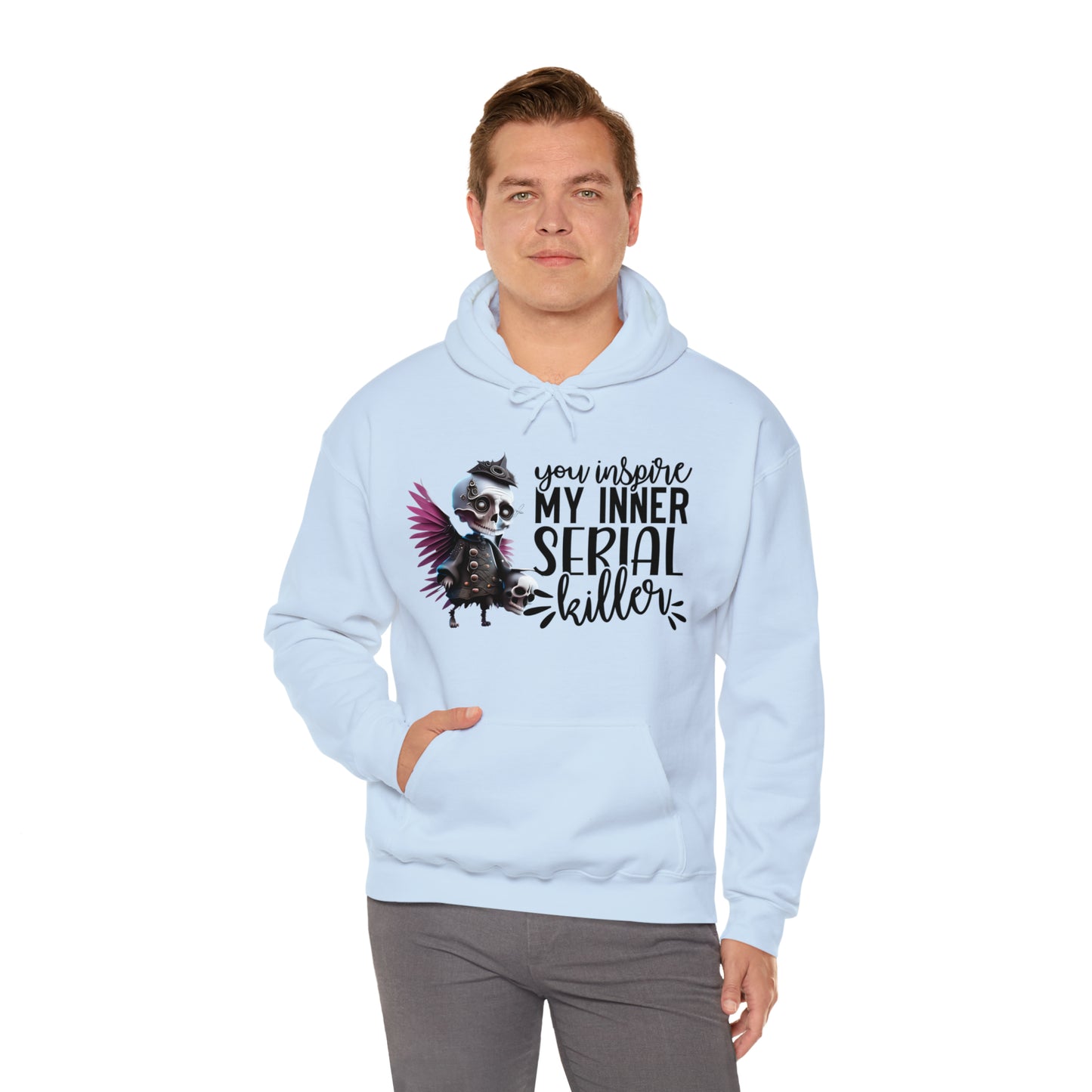 You Inspire My Inner Serial Killer Unisex Heavy Blend™ Hooded Sweatshirt