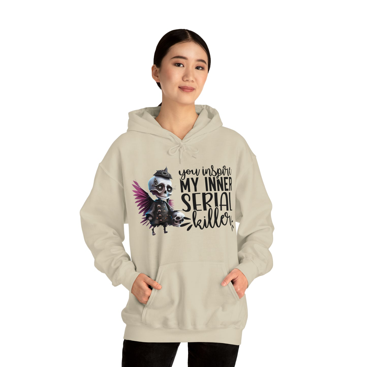 You Inspire My Inner Serial Killer Unisex Heavy Blend™ Hooded Sweatshirt