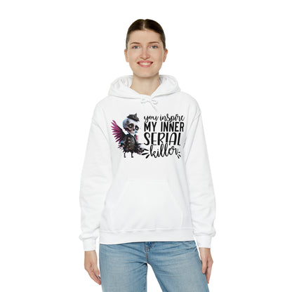 You Inspire My Inner Serial Killer Unisex Heavy Blend™ Hooded Sweatshirt