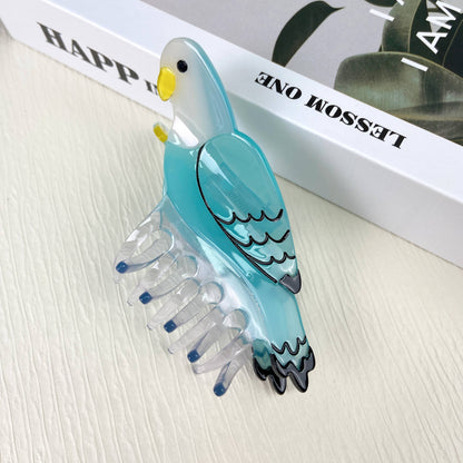 Acetate Lovely Bird Hair Claw Clip