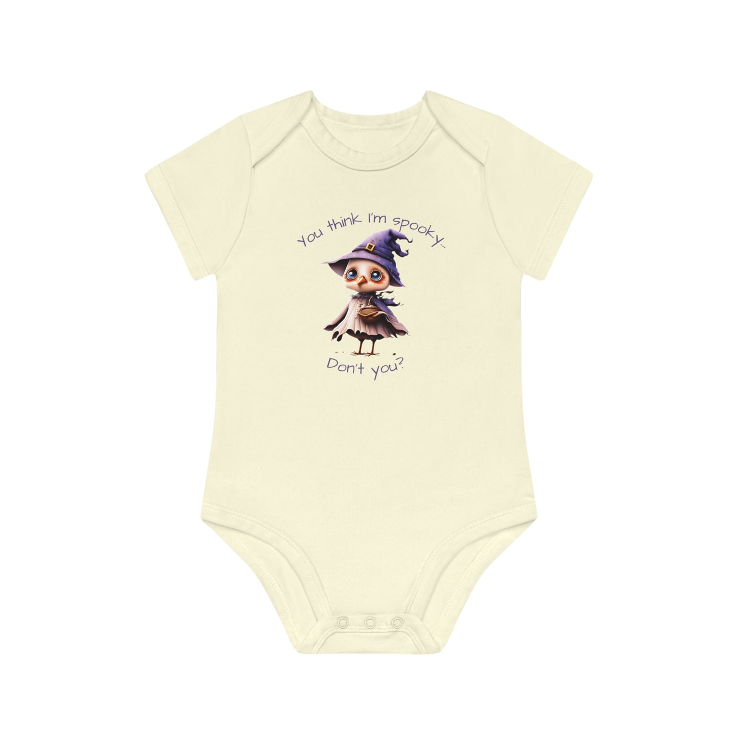 You Think I'm Spooky Baby Organic Short Sleeve Bodysuit