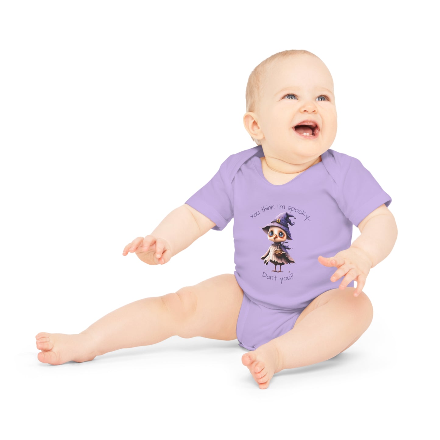 You Think I'm Spooky Baby Organic Short Sleeve Bodysuit