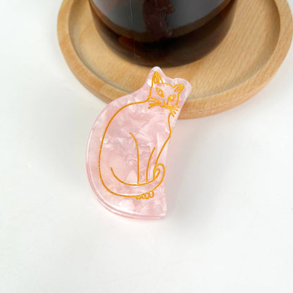 Cute Cat Hair Claw Clip