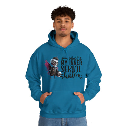 You Inspire My Inner Serial Killer Unisex Heavy Blend™ Hooded Sweatshirt