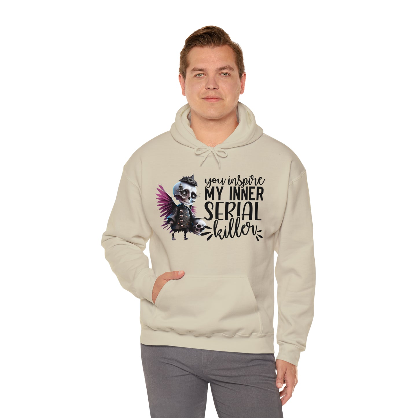 You Inspire My Inner Serial Killer Unisex Heavy Blend™ Hooded Sweatshirt