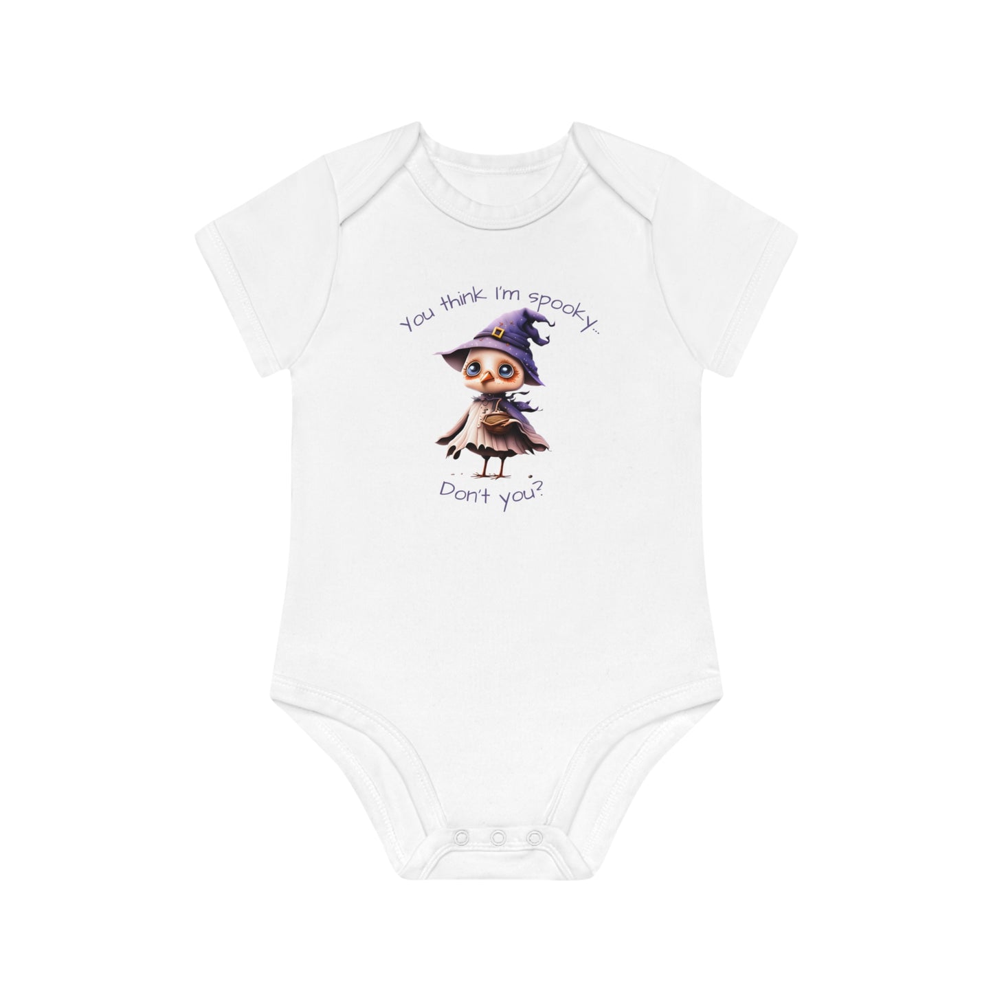 You Think I'm Spooky Baby Organic Short Sleeve Bodysuit