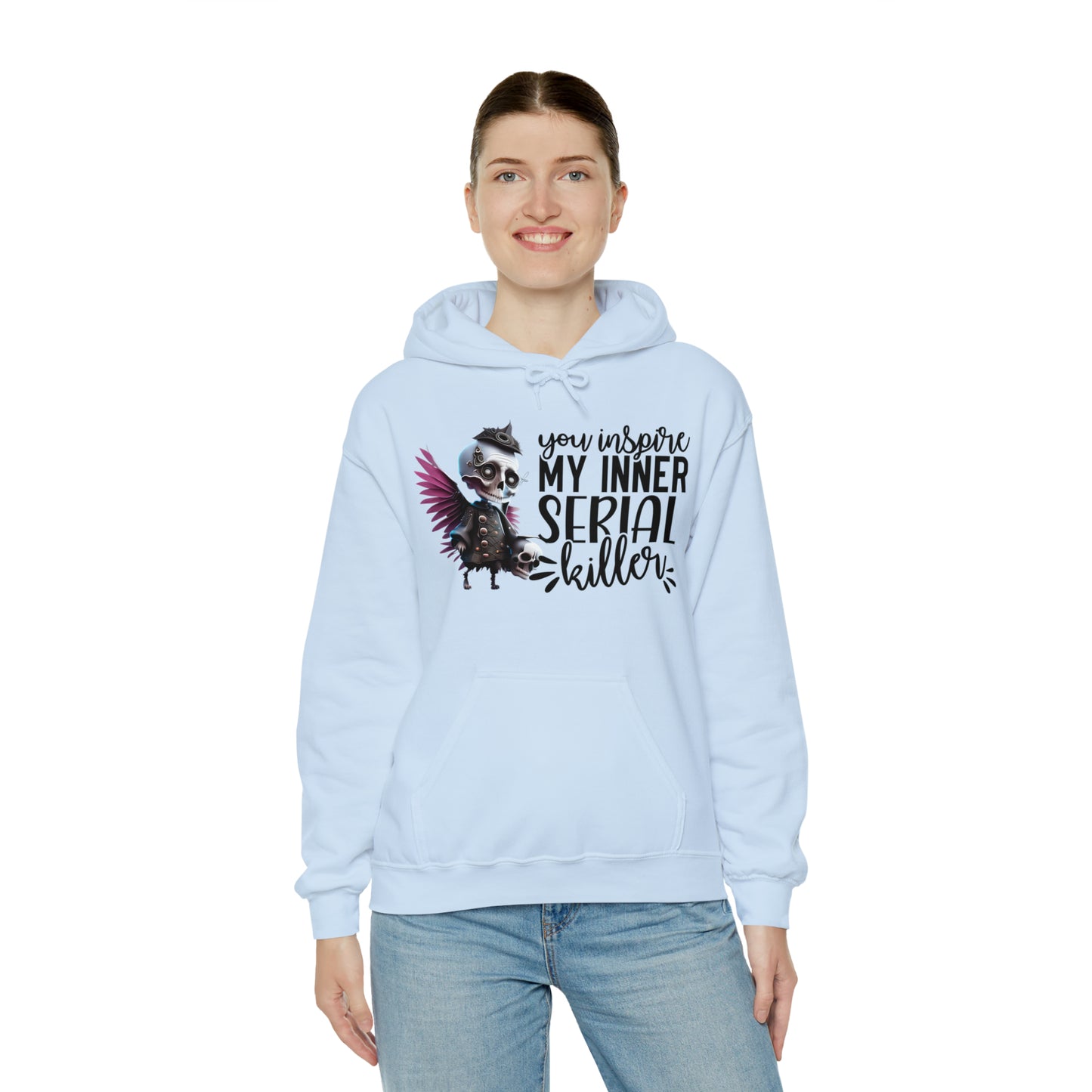 You Inspire My Inner Serial Killer Unisex Heavy Blend™ Hooded Sweatshirt