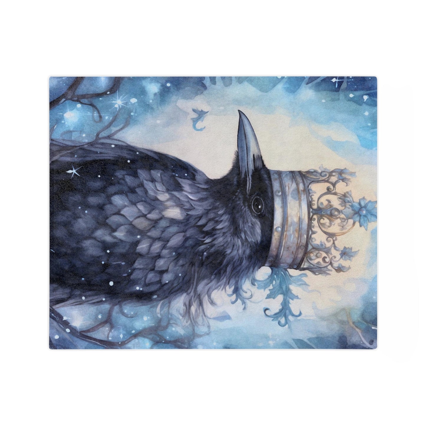 Royal Bird 2 Velveteen Minky Blanket