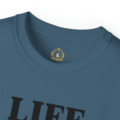 Life Happens, Coffee Helps Unisex Ultra Cotton Tee