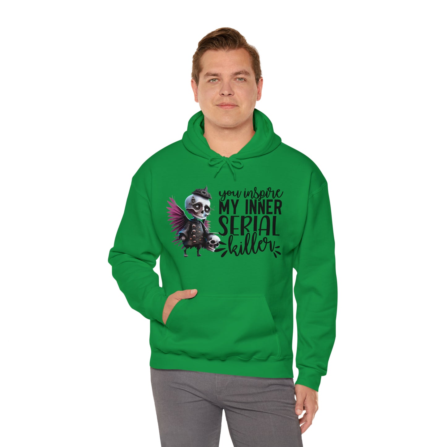 You Inspire My Inner Serial Killer Unisex Heavy Blend™ Hooded Sweatshirt