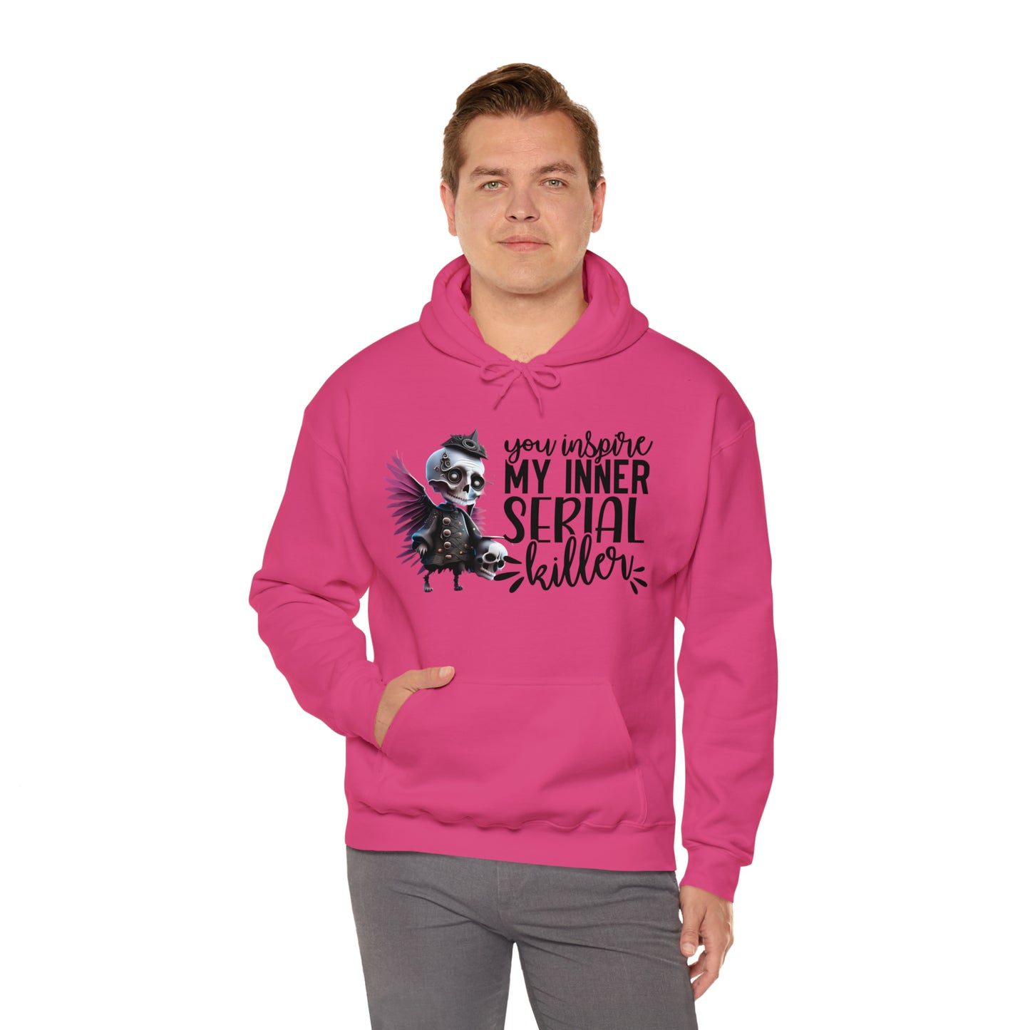 You Inspire My Inner Serial Killer Unisex Heavy Blend™ Hooded Sweatshirt