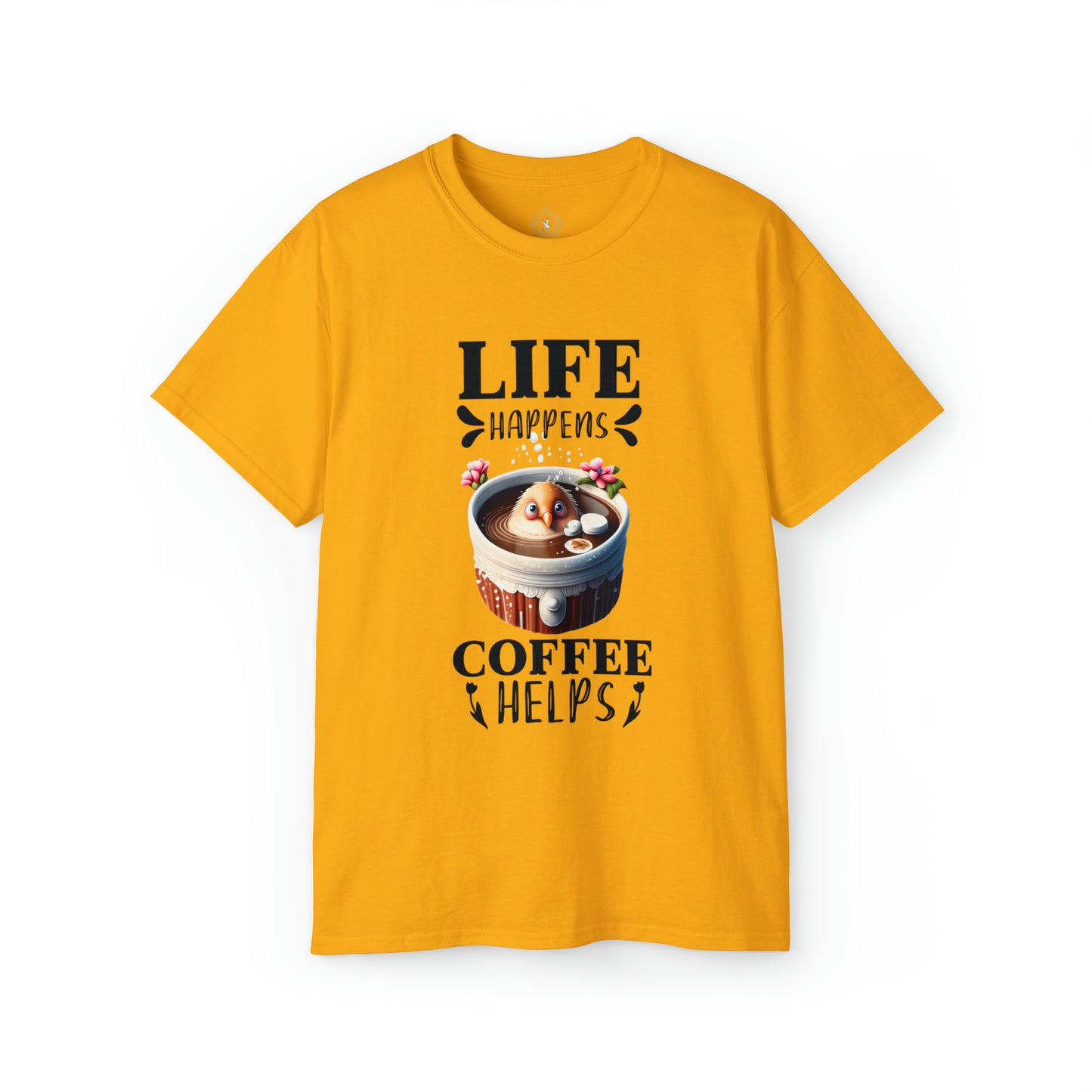 Life Happens, Coffee Helps Unisex Ultra Cotton Tee