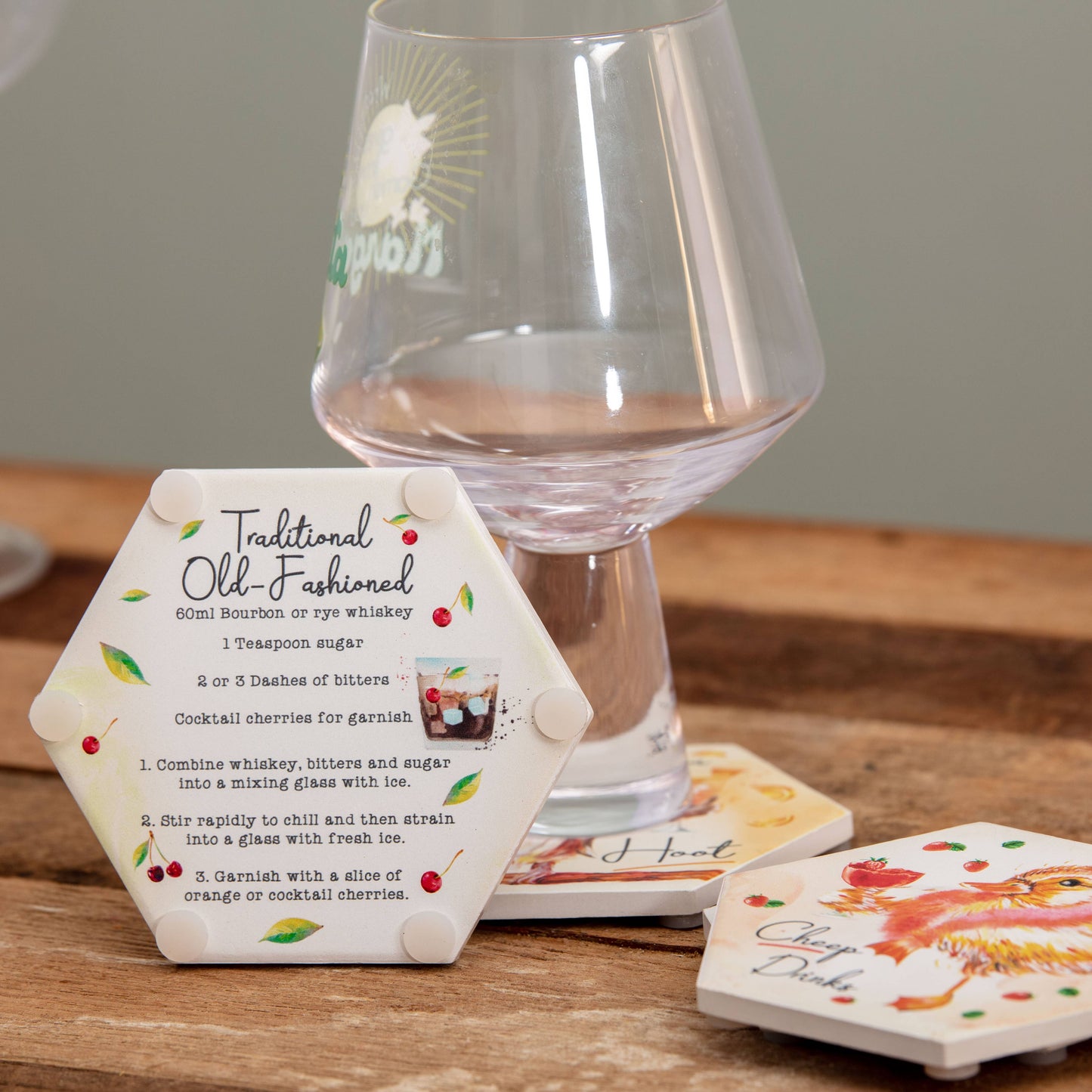 Ceramic Coaster Set - Party Animals