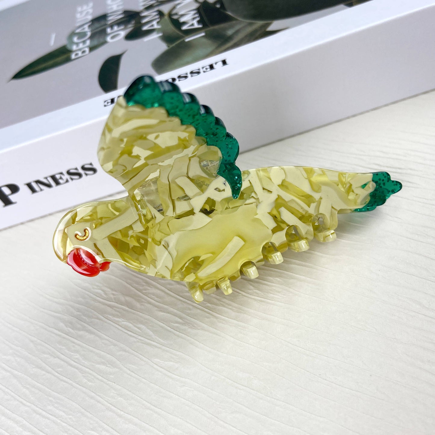 Acetate Lovely Bird Hair Claw Clip