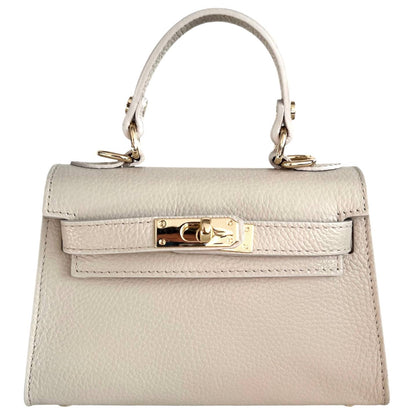 Italian Leather Kelly Mini Handbag - The Aegean Aviary